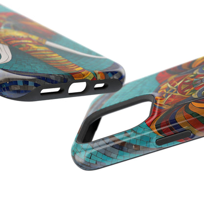 Artistic Elephant Phone Case, Elephant Case, Trendy iPhone Case, Elephant Lover Gift, Unique iPhone Case, Mosaic Design