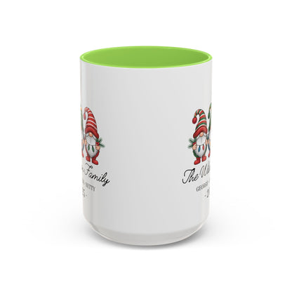 gnome mug, Personalized Family Gnome Christmas Mug, Custom Family Name 2025 Coffee Cup, Cute Holiday Gift for Family, Christmas Gnome Mug Keepsake