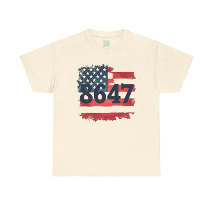 US Flag 8657 Patriotic Cotton Tee, 8647 Shirt, Resist Project 2025, Unisex Tee, Outdoor Adventures, Streetwear, Gift For Him, Gift For Her