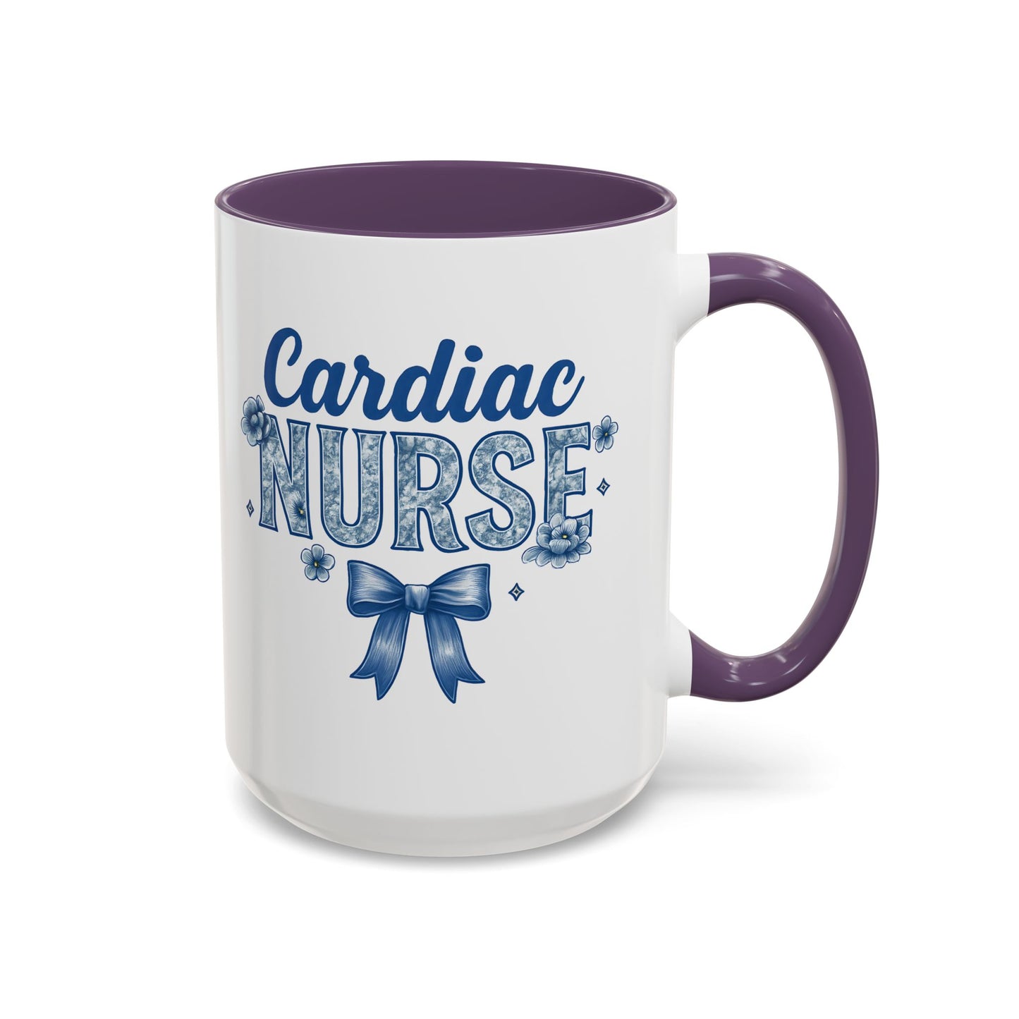 Chinoiserie Nurse Mug, Cardiac Nurse Mug, Cardiac ICU Mug, CVICU Nurse Mug, Cardiology Nurse Gift, Nurse Team Mug