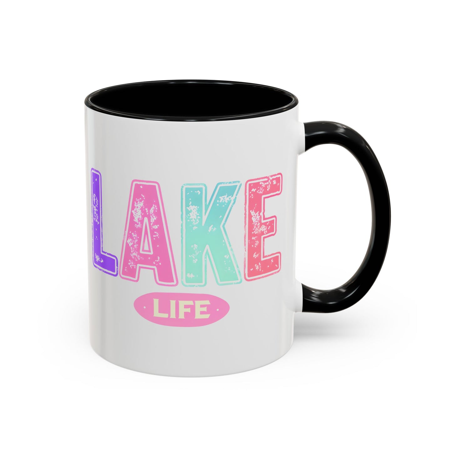 Lake Life Accent Coffee Mug, Great Lakes Mug, Michigan Gifts, Lake Vibes, Modern Mug, Lake House Gifts, Lakehouse Decor