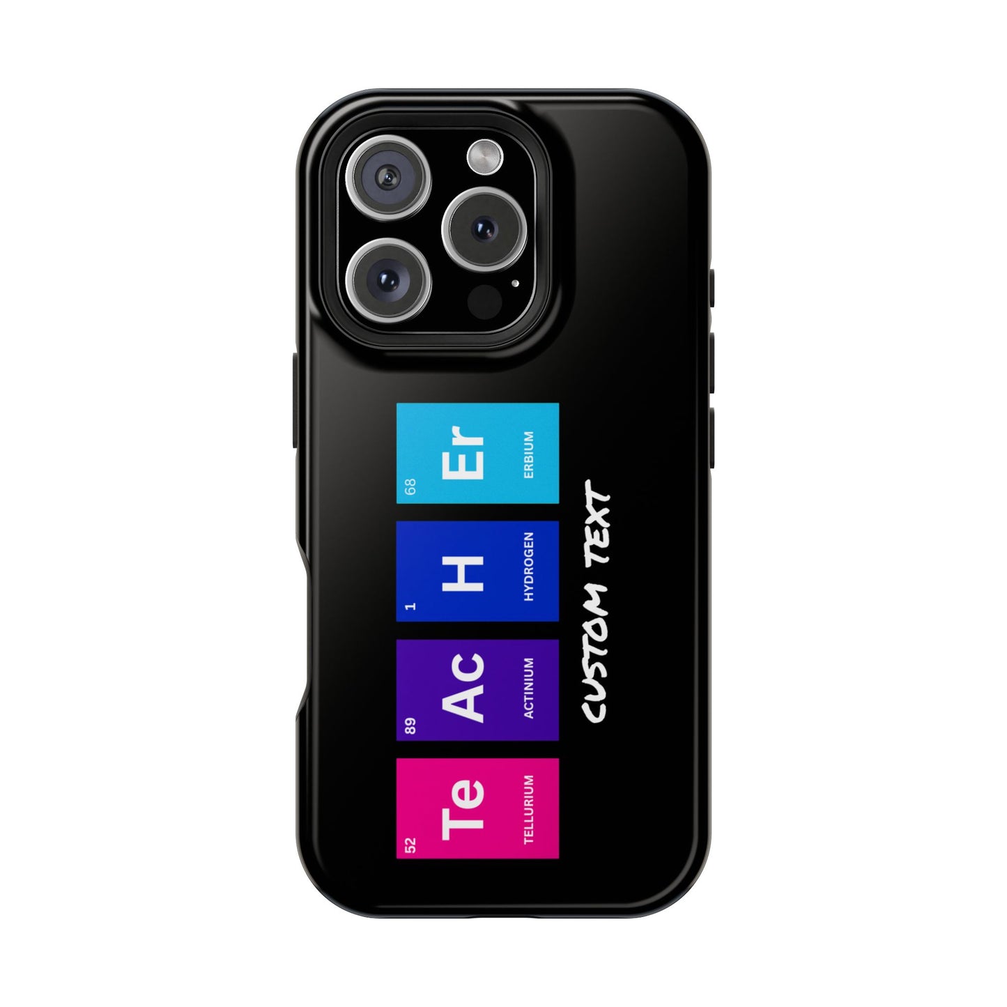 Teacher Element Magnetic Tough Case, Gift for Educator, First Year Teacher, Trendy iPhone Case, Periodic Table