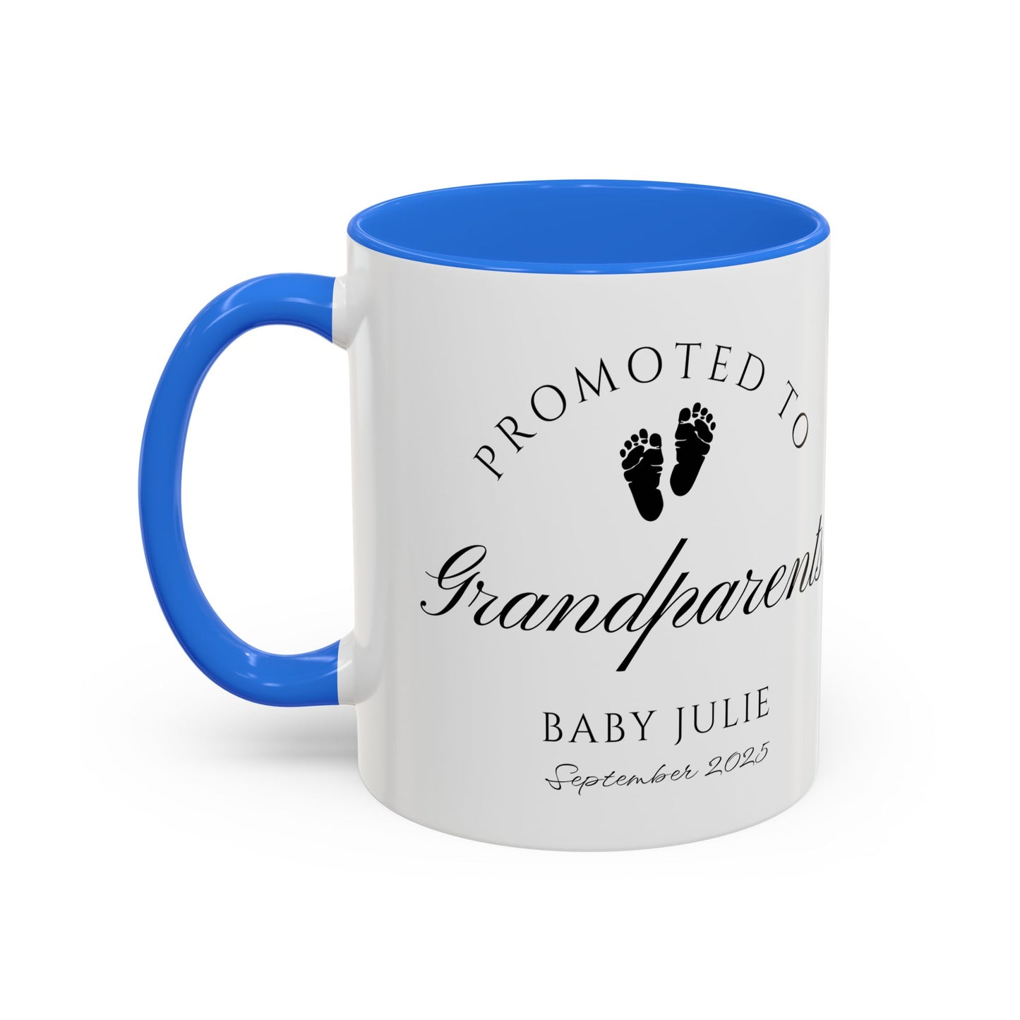 Promoted to Grandparents Mug, Pregnancy Announcement Coffee Cup, Baby Reveal Gift, New Grandparent Mug, Personalized Baby Announcement