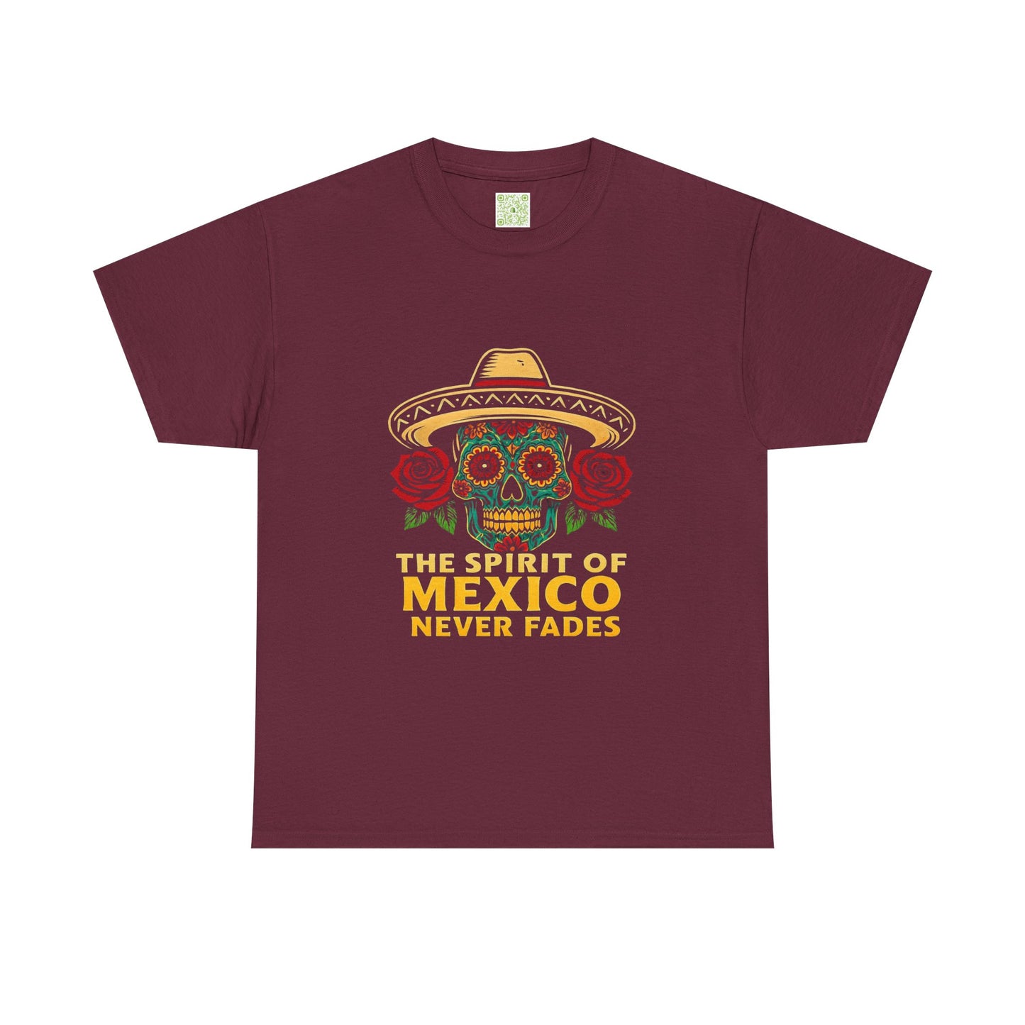 Spirit of Mexico Never Fades Tee, Hispanic Heritage, Mexican Pride, Immigrant Rights, Mexican Culture, Brown Pride Shirt