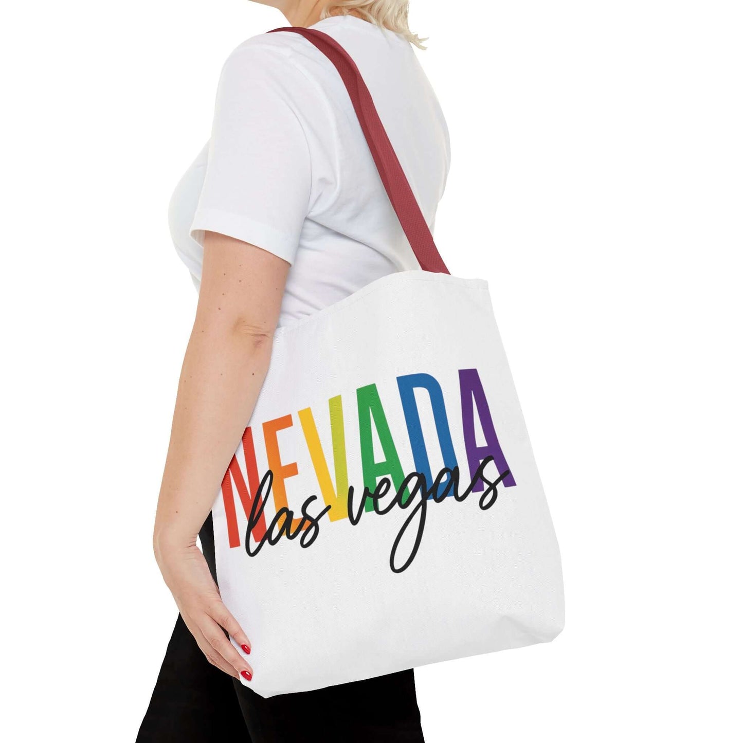 Pride Las Vegas Nevada Tote, Pride Month Tote, Bisexual Pride Bag, LGBT Tote, Transgender Gift, Lesbian Tote, Equal Rights Bag