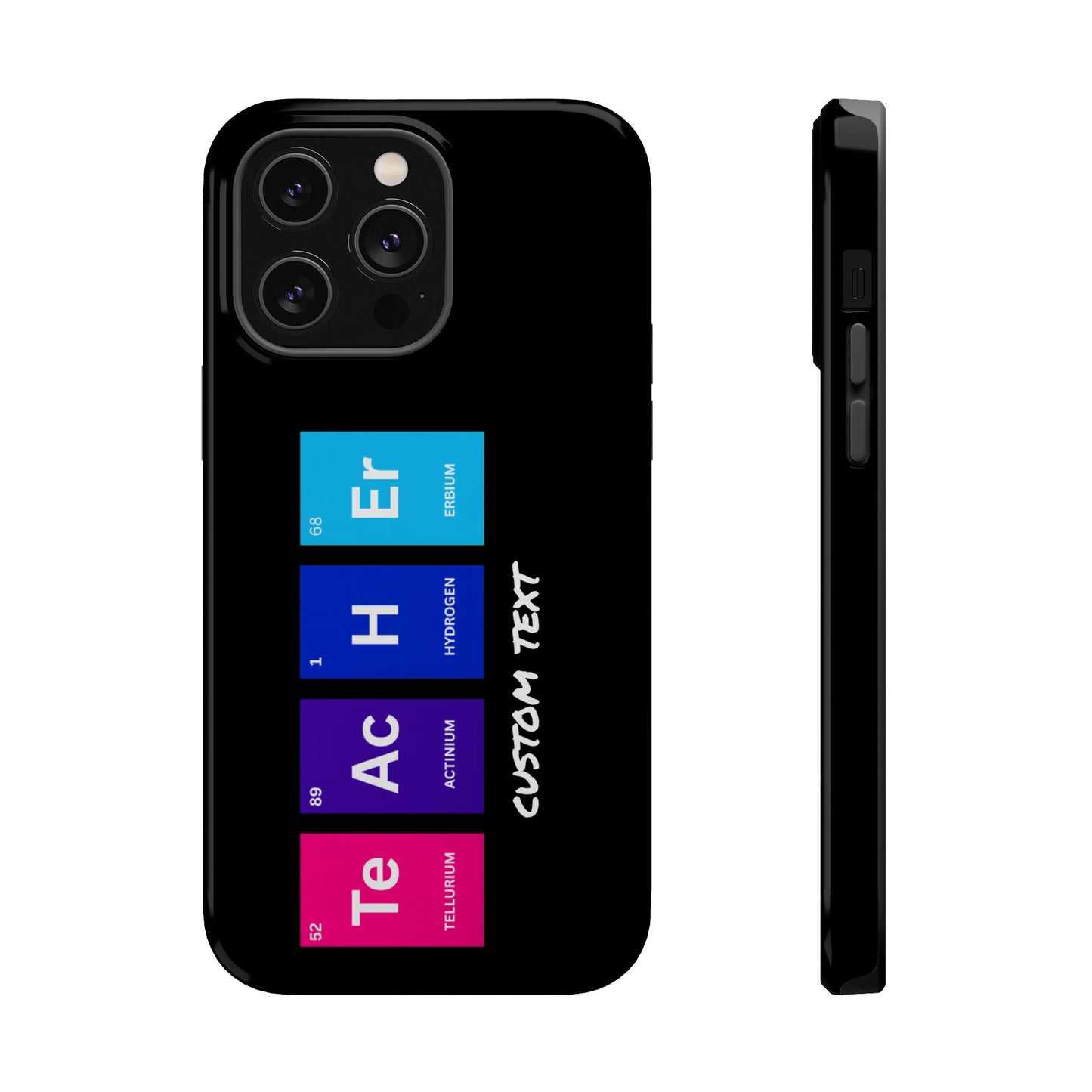 Teacher Element Magnetic Tough Case, Gift for Educator, First Year Teacher, Trendy iPhone Case, Periodic Table