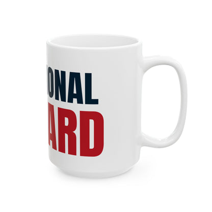 Army National Guard Coffee Mug, Patriotic Ceramic Mug, National Guard Coffee Cup, Military Gift for Veterans, Holiday Celebration Drinkware