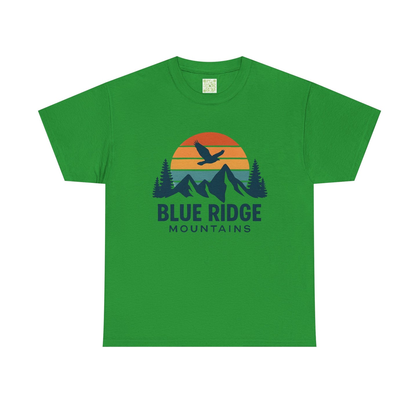 Blue Ridge Parkway Unisex Heavy Cotton Tee, Nature Lover Shirt, Blue Ridge Mountains, North Carolina Shirt, Camping Gift