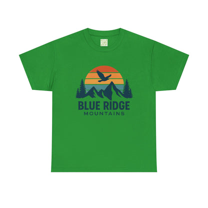 Blue Ridge Parkway Unisex Heavy Cotton Tee, Nature Lover Shirt, Blue Ridge Mountains, North Carolina Shirt, Camping Gift