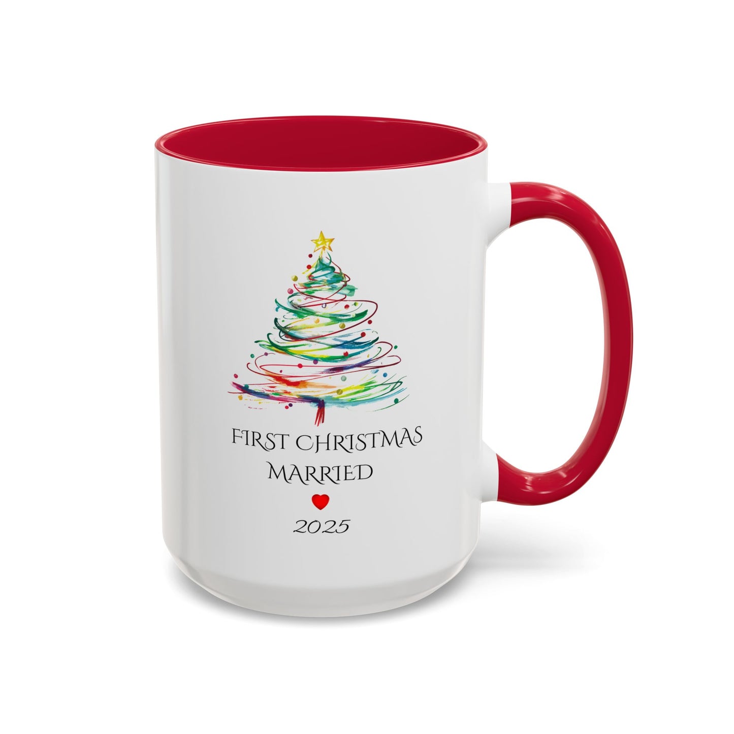 First Year Married Mug, Mr and Mrs Mug, Couple Mug, First Christmas Married, Just Married Gift, Newlywed Gift Ideas