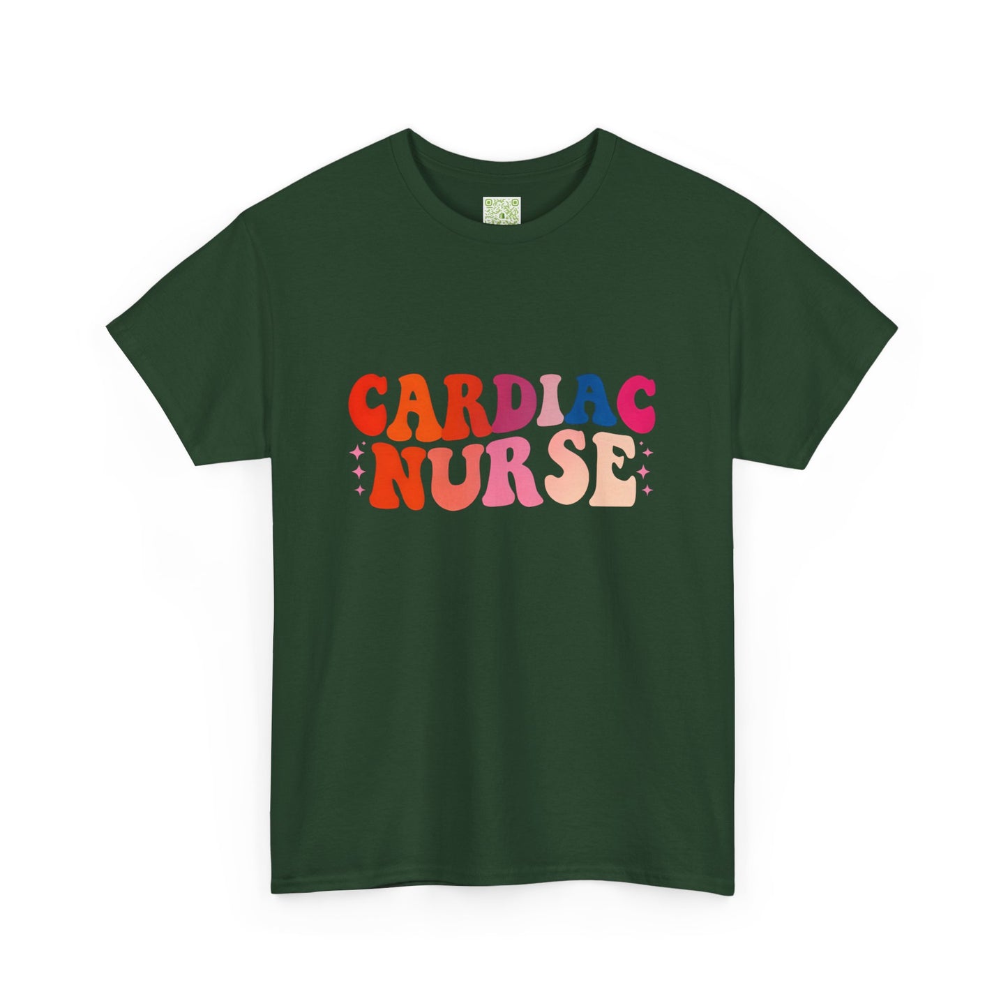 Cardiac Nurse Unisex Heavy Cotton Tee, Cardiac Nurse Shirt, ICU Nurse Gift, Nurses Day Gift, Nurse Squad Shirt
