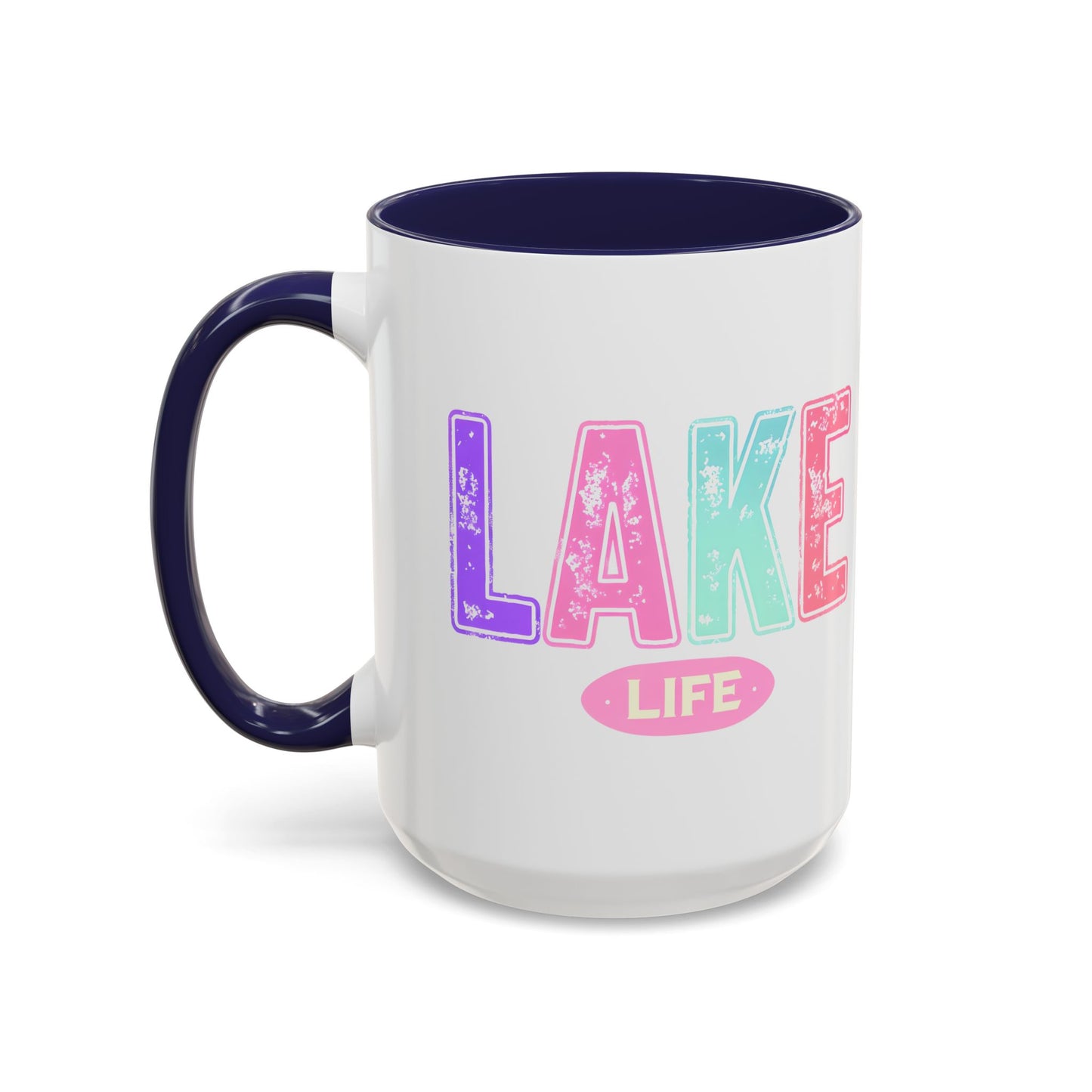 Lake Life Accent Coffee Mug, Great Lakes Mug, Michigan Gifts, Lake Vibes, Modern Mug, Lake House Gifts, Lakehouse Decor