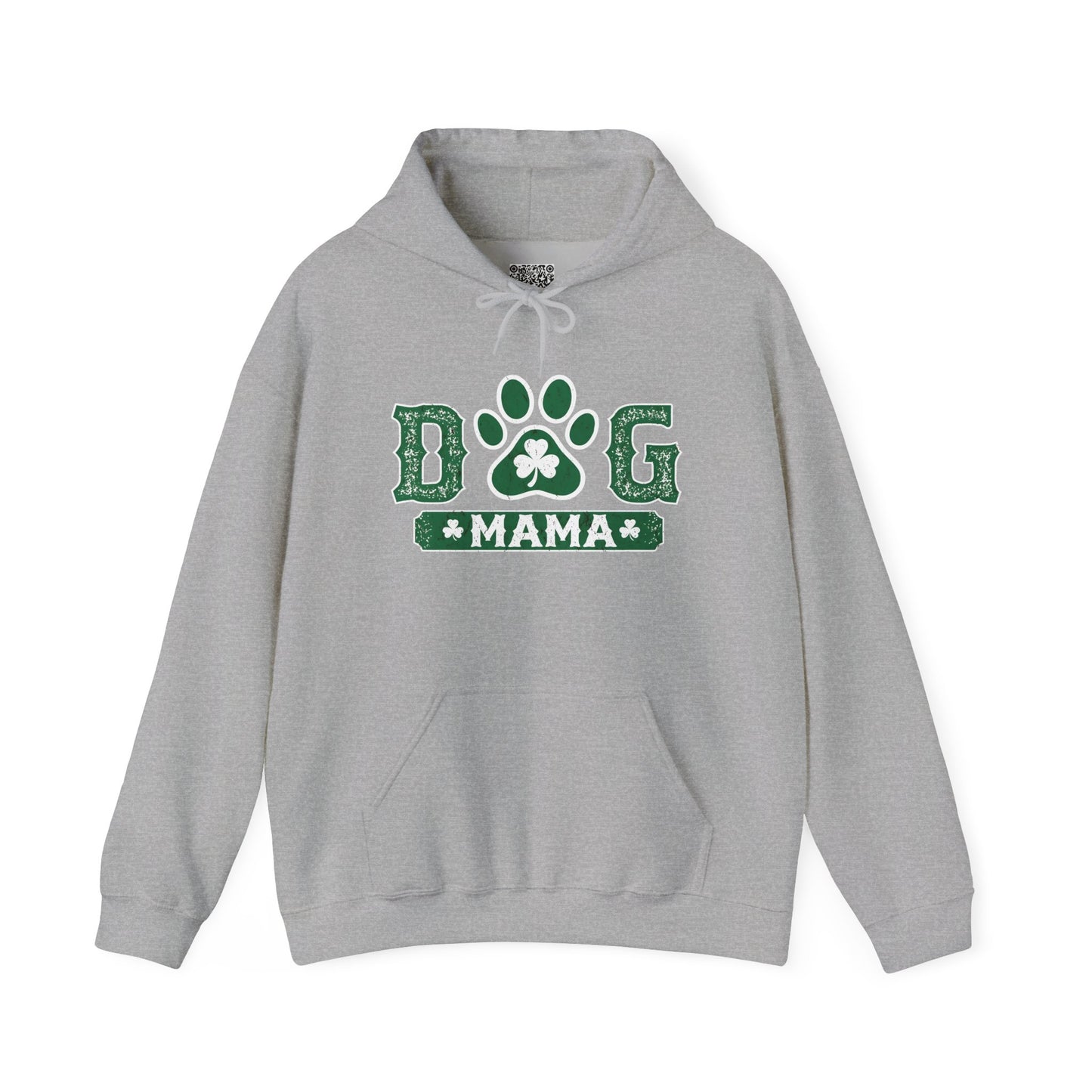 Dog Mama Hoodie, Luck of the Irish, Perfect for Pet Lovers, Cozy Gift for Dog Moms, Dog Lover Sweatshirt
