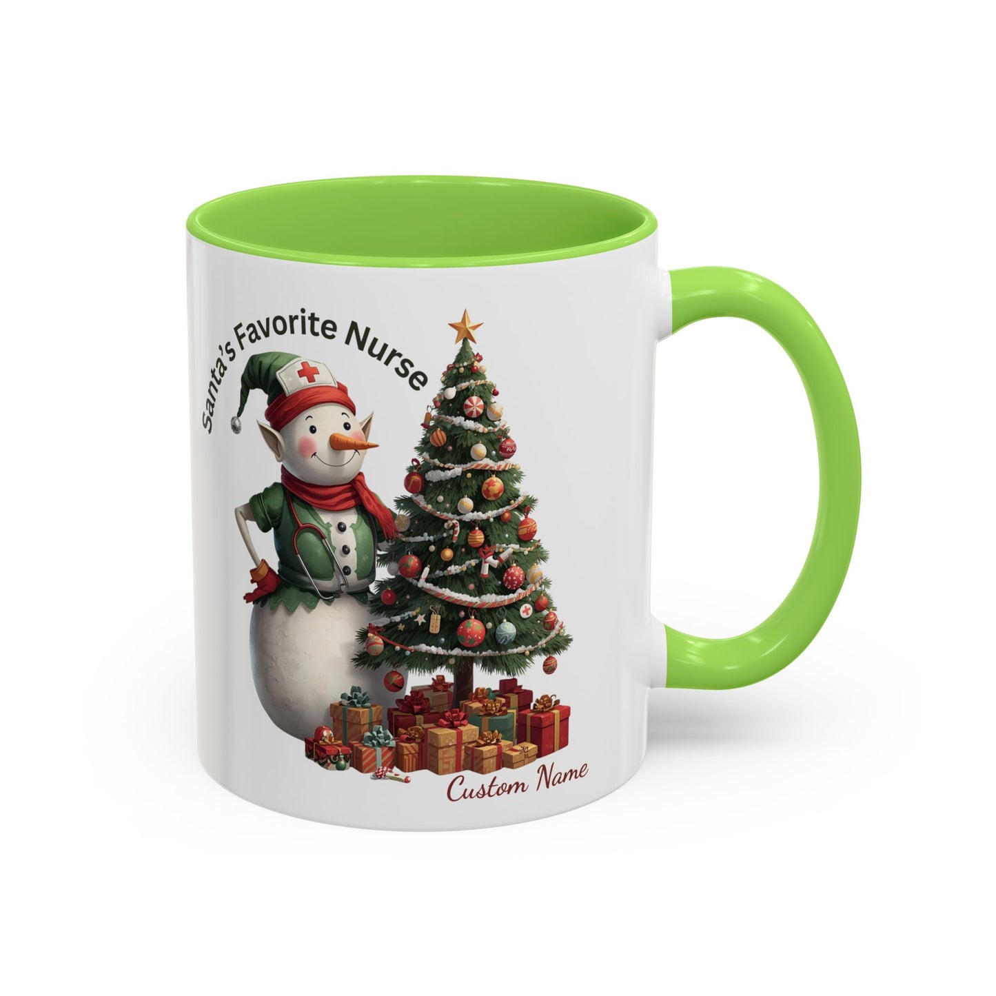 Nurse Christmas Mug, Future Nurse Gift, Nurse Practitioner, Snowman Mug, Nursing Graduation, Christmas Gifts