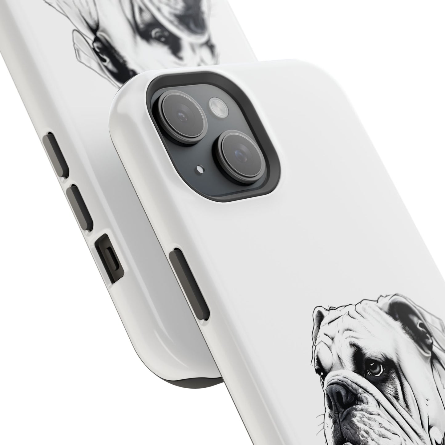 Bulldog Magnetic Tough Cases - Durable Phone Protection, Pet Lovers Gift, Animal Accessories, Unique Design, Personalized Tech