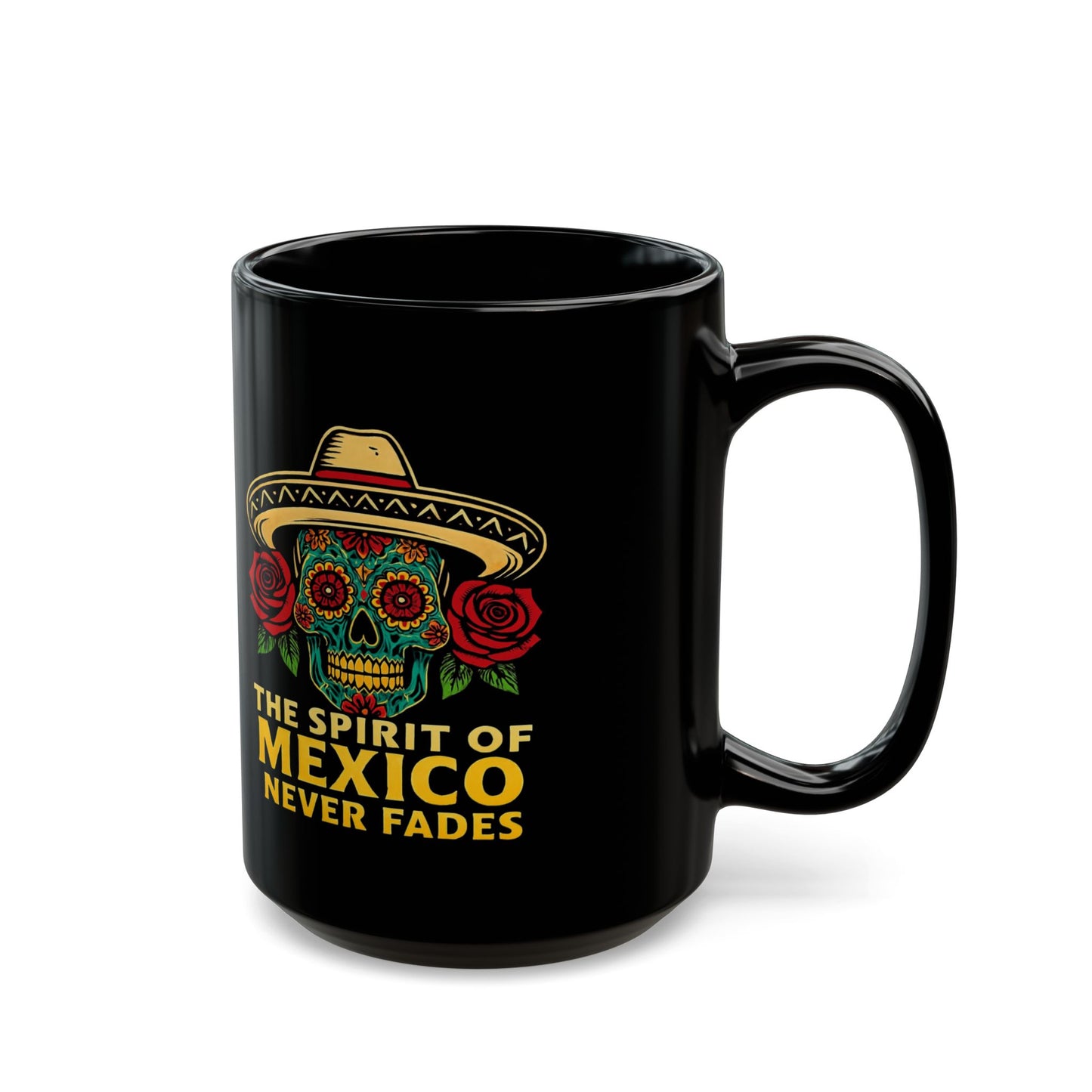 Mexican Spirit Day of the Dead Mug, Hispanic Heritage, Mexican Pride, Immigrant Rights, Mexican Culture, Brown Pride