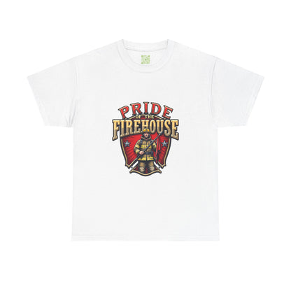 Fireman Shirt Pride of the Firehouse, Firewoman Tee, Firefighter Shirt, First Responder Gift, Fire Rescue, Thin Red Line