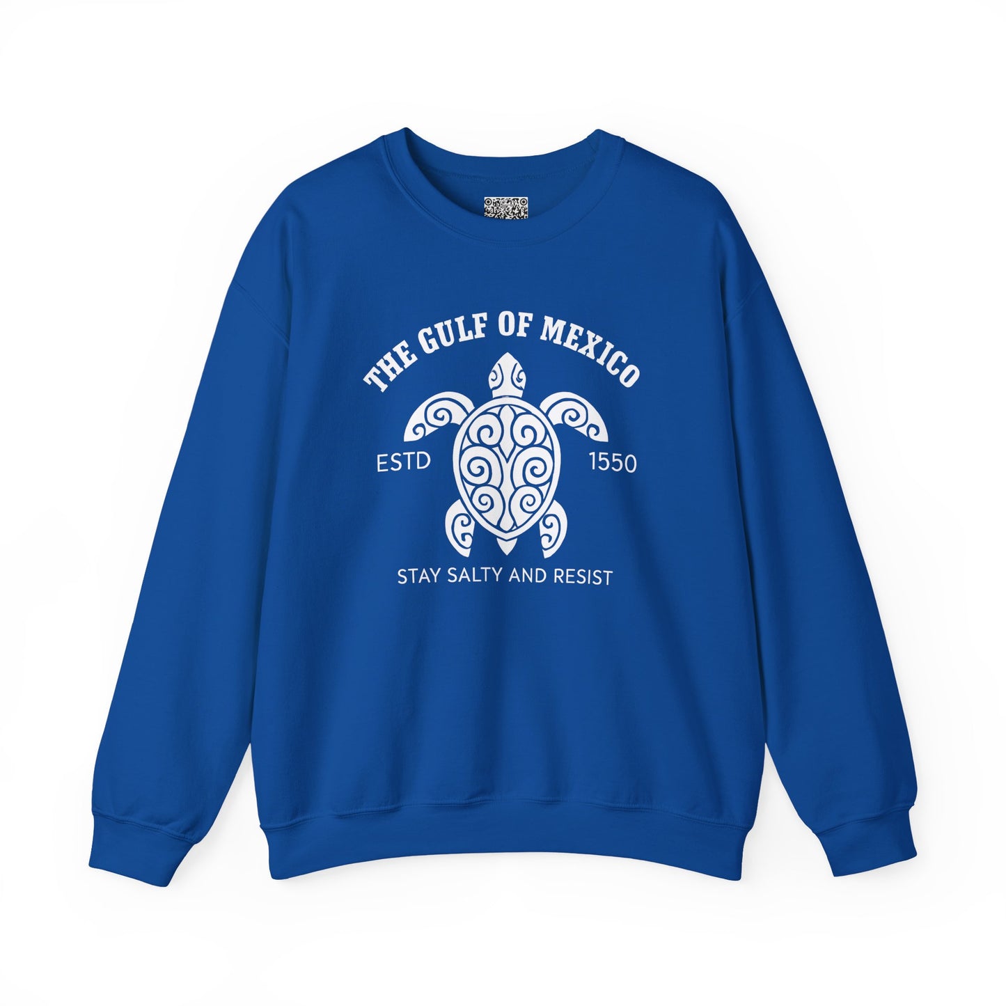 Gulf of Mexico Turtle Sweatshirt - Stay Salty and Resist