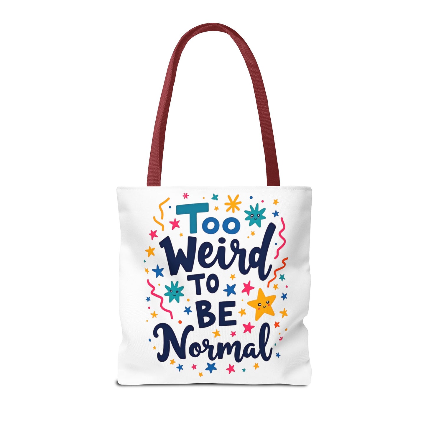 Enneagram Type 4 Tote Bag, To Weird to Be Normal, Personality Test, Enneagram Four, Self Growth Accessories
