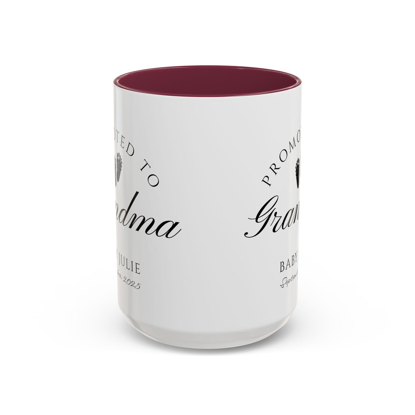 Promoted to Grandma Mug, Pregnancy Announcement Coffee Cup, Baby Reveal Gift, New Grandparent Mug, Grandma to Be Gift, Custom Baby Announcement