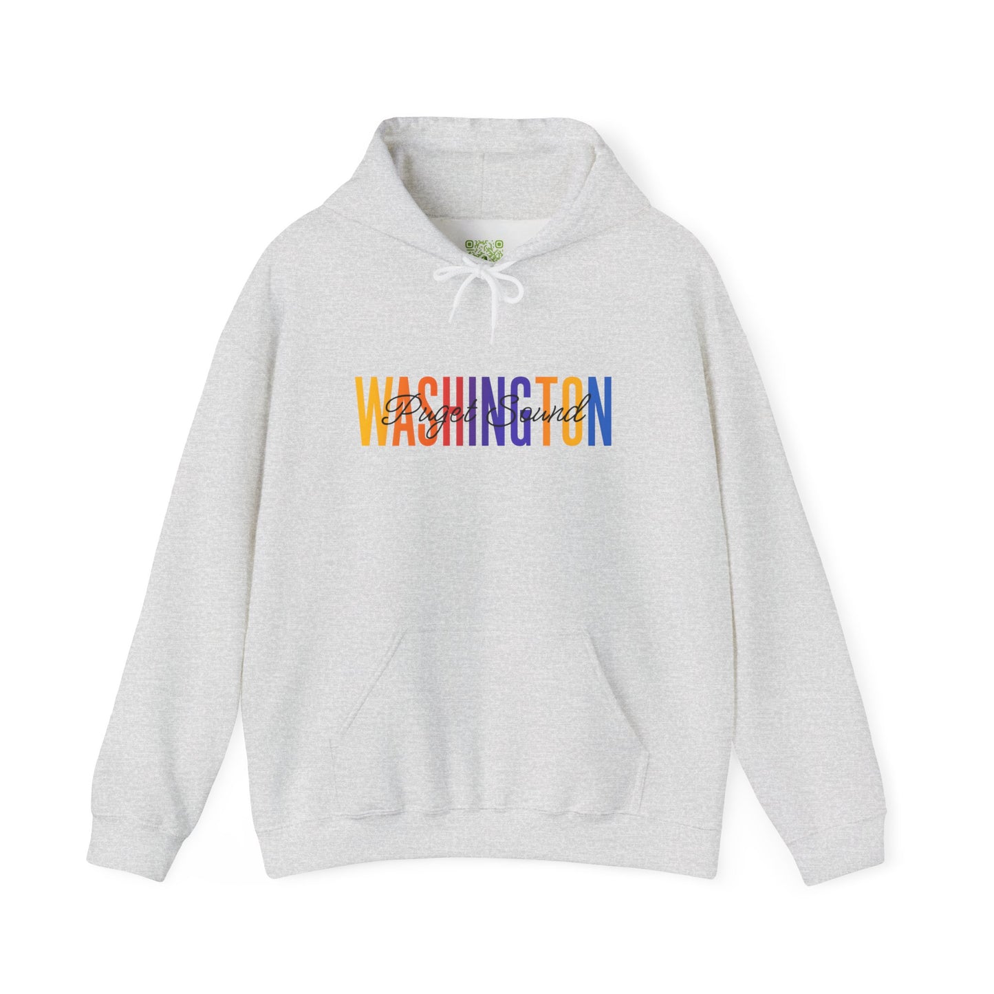 Colorful Puget Sound Washington Hoodie, Tacoma Sweatshirt, Puget Sound Gift, Washington Vacation, Men’s Pullover, Woman's Pullover