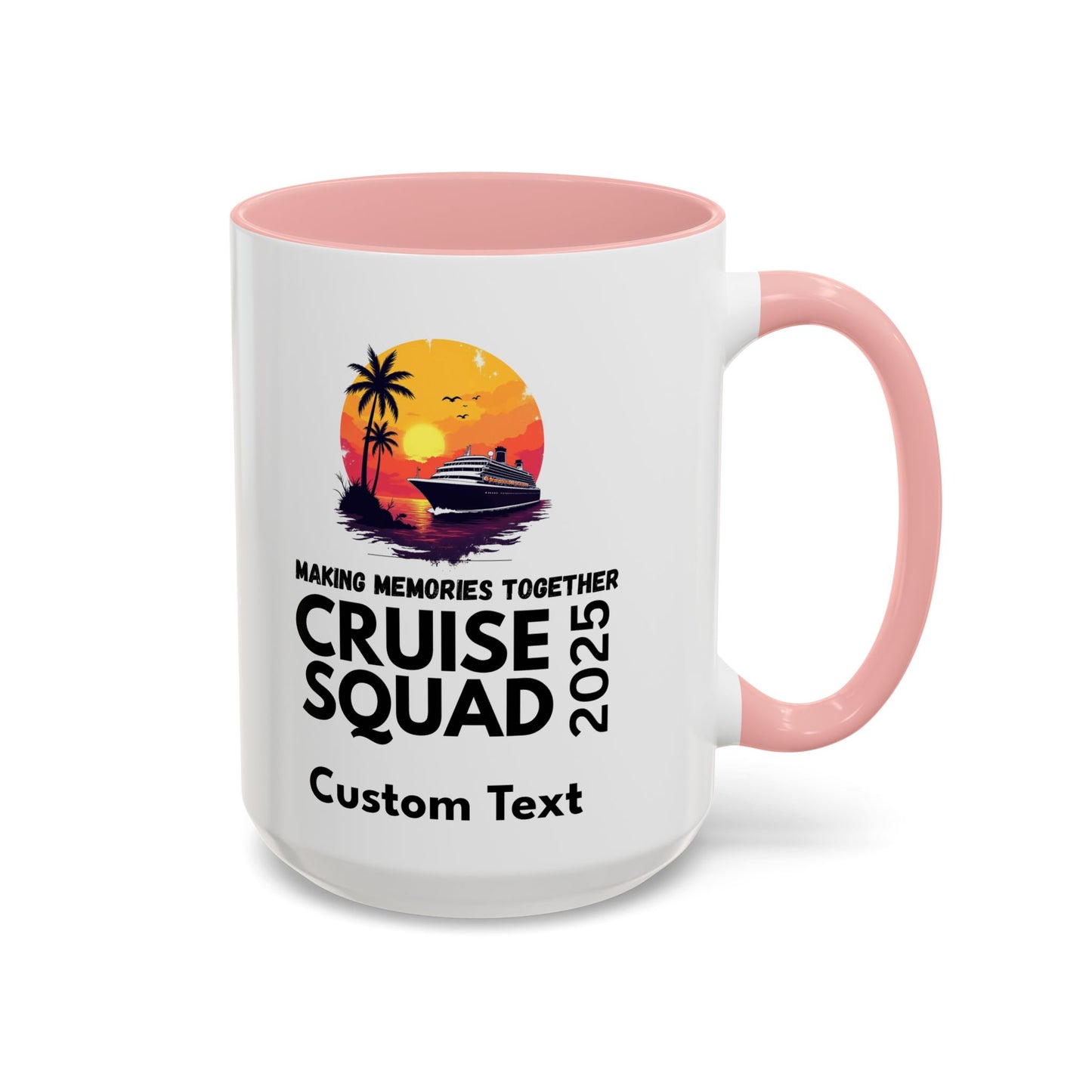 Personalized Cruise Squad Mug, Cruise Party Mug, Group Cruise Mug, Cruise 2025 Mug, Matching Cruise Mug, Family Travel Mug