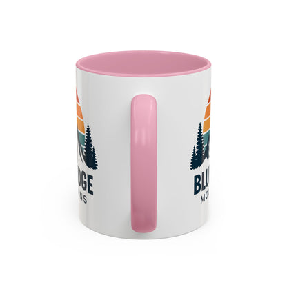Blue Ridge Mountains, One Happy Camper, Accent Coffee Mug, Blueridge Mug, Blue Ridge Parkway, Camping Coffee Mug, Camping Gift