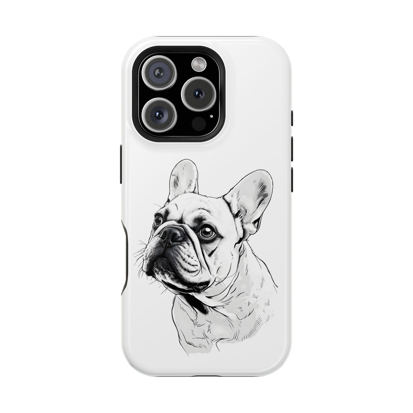 French Bulldog Magnetic Phone Case, Custom Pet Case, Durable Phone Accessories, Gift for Dog Lovers, Unique Phone Protection