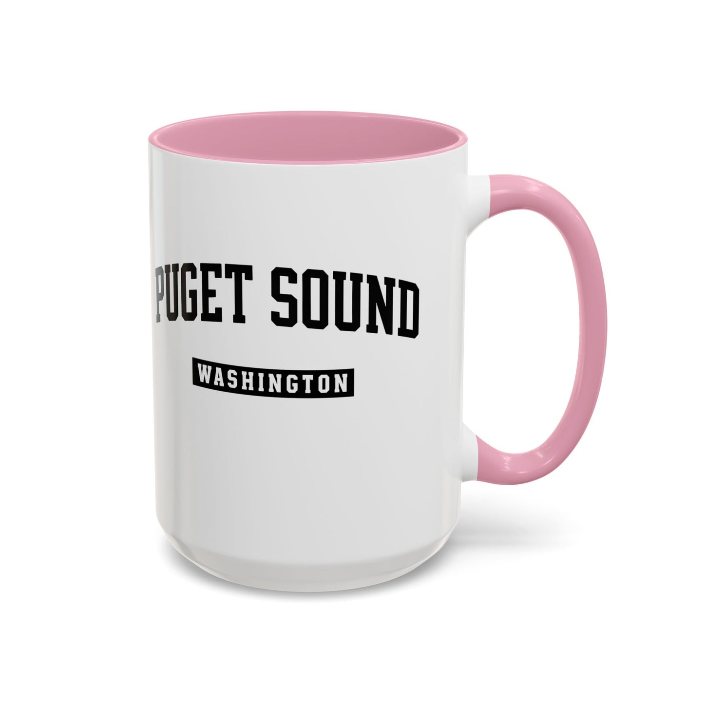Seattle, Tacoma, Puget Sound Washington Accent Coffee Mug, Tacoma, Puget Sound Gift, Puget Sound WA, Washington Souvenir, Puget Sound Mug