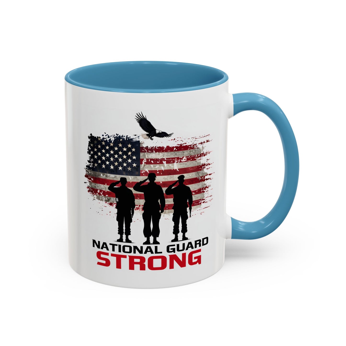 Patriotic National Guard Coffee Mug, Air National Guard, Army Wife Mug, Gift for Soldier, Army Veteran Gift, Army Dad Mug