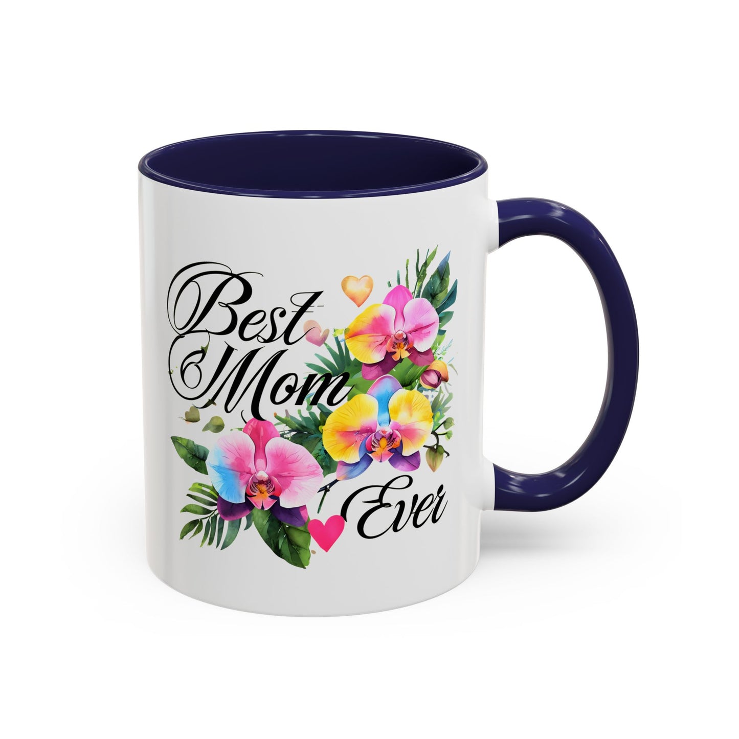 Floral Best Mom Coffee Mug, Vibrant Tea Mug for Mom, Unique Mother's Day Gift, Appreciation Gift for Her