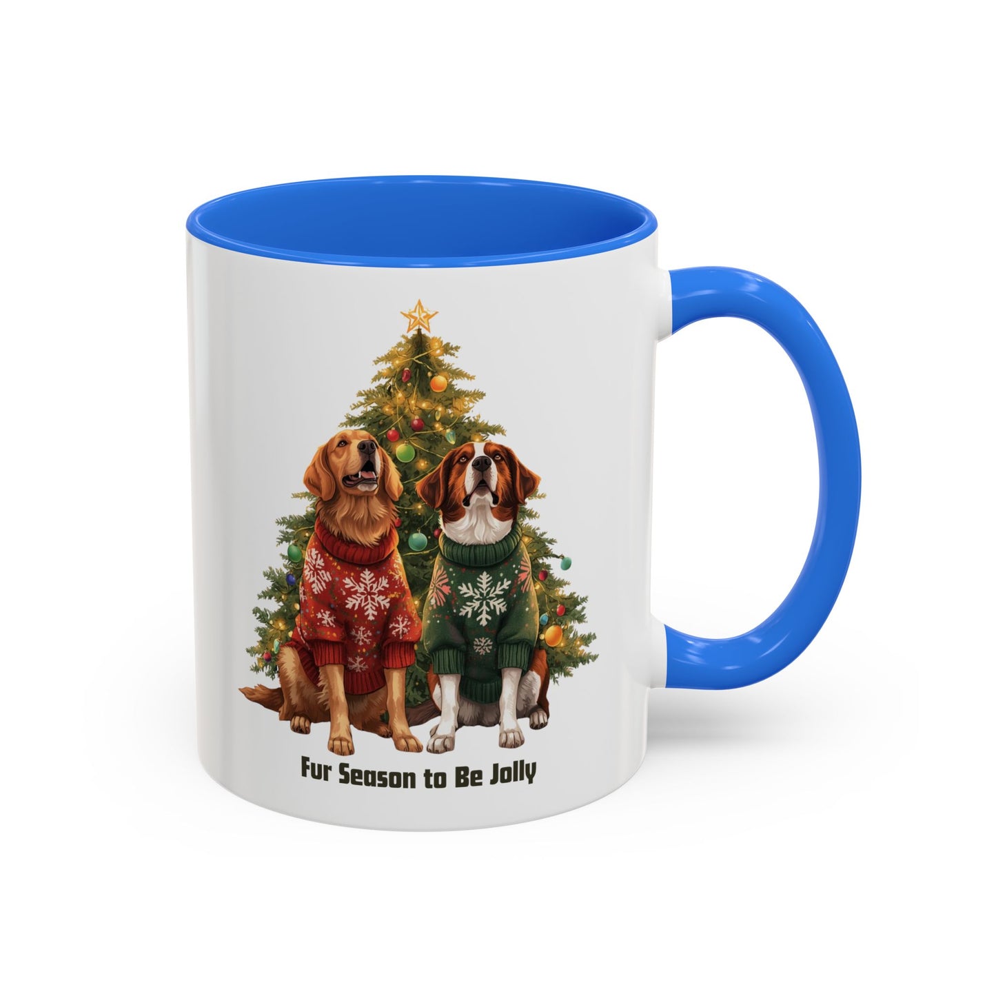 Festive Dog-Themed Mug for Pet Lovers, Dog Christmas Mug, Cute Christmas Dog Mug, Custom Dog Mom Mug, Merry Christmas