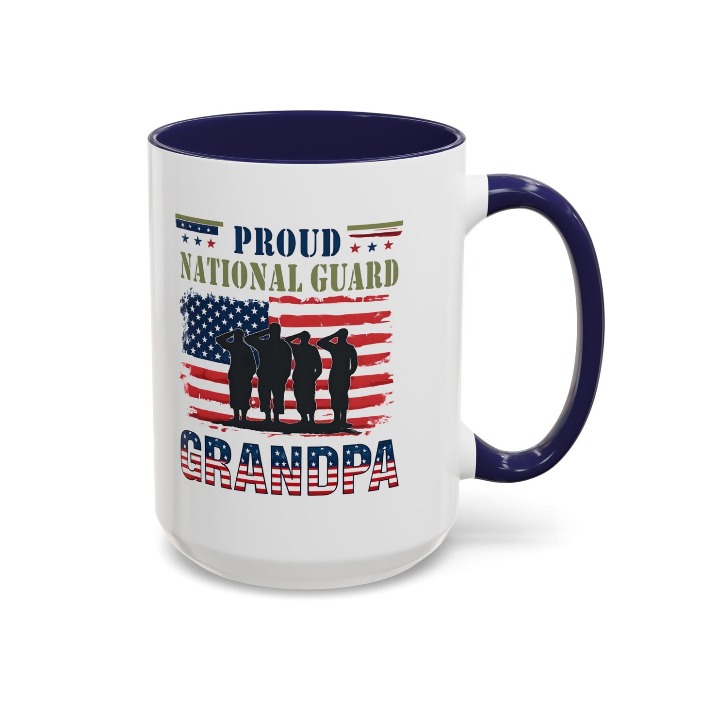 Proud National Guard Grandpa Coffee Mug, Army National Guard, Veteran Appreciation, Gift for Heroes, Military Family Gift