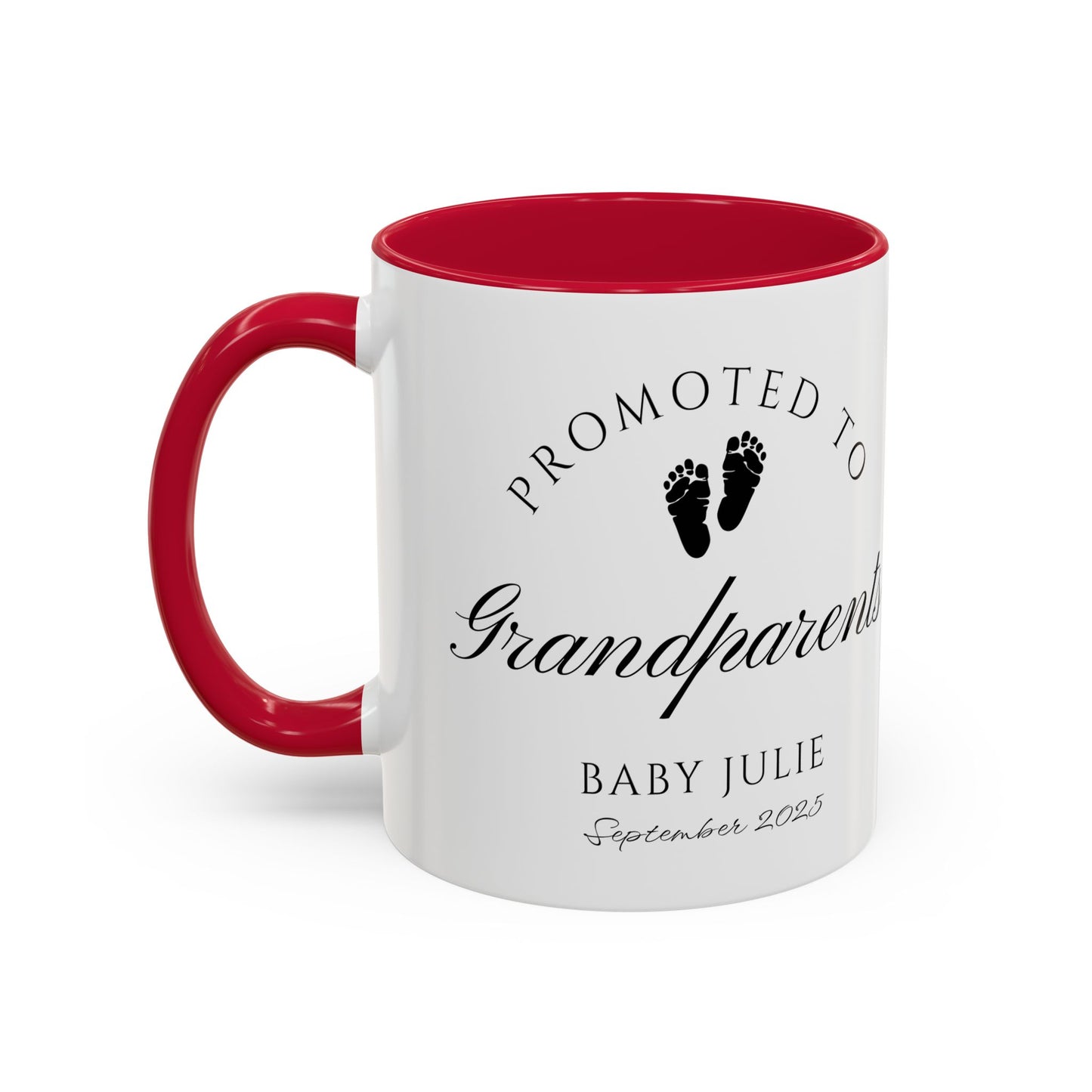 Promoted to Grandparents Mug, Pregnancy Announcement Coffee Cup, Baby Reveal Gift, New Grandparent Mug, Personalized Baby Announcement