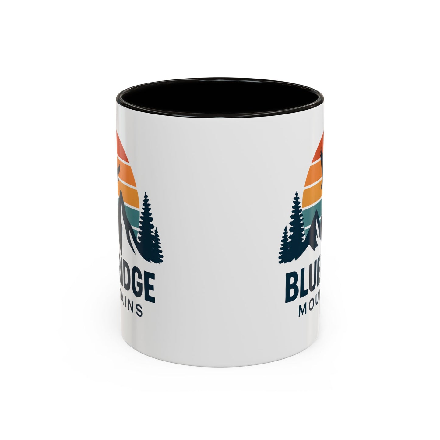 Blue Ridge Mountains, One Happy Camper, Accent Coffee Mug, Blueridge Mug, Blue Ridge Parkway, Camping Coffee Mug, Camping Gift