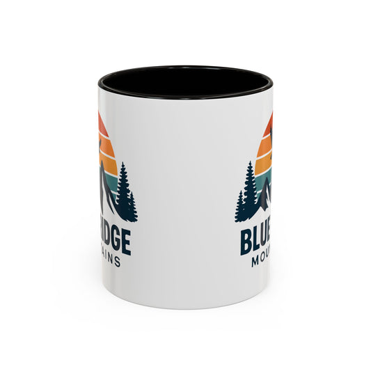 Blue Ridge Mountains, One Happy Camper, Accent Coffee Mug, Blueridge Mug, Blue Ridge Parkway, Camping Coffee Mug, Camping Gift
