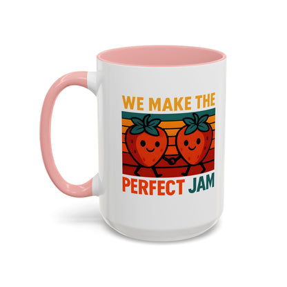 Humorous Strawberry Jam Coffee Mug, Summer Vibes Mug, Strawberry Mug, Food Humor Mug, Hilarious Mug, Gift Idea
