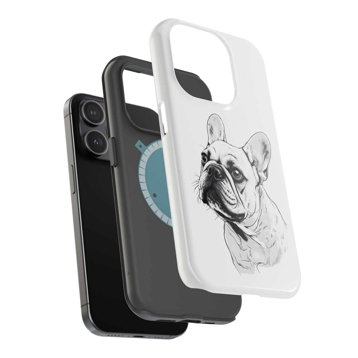 French Bulldog Magnetic Phone Case, Custom Pet Case, Durable Phone Accessories, Gift for Dog Lovers, Unique Phone Protection