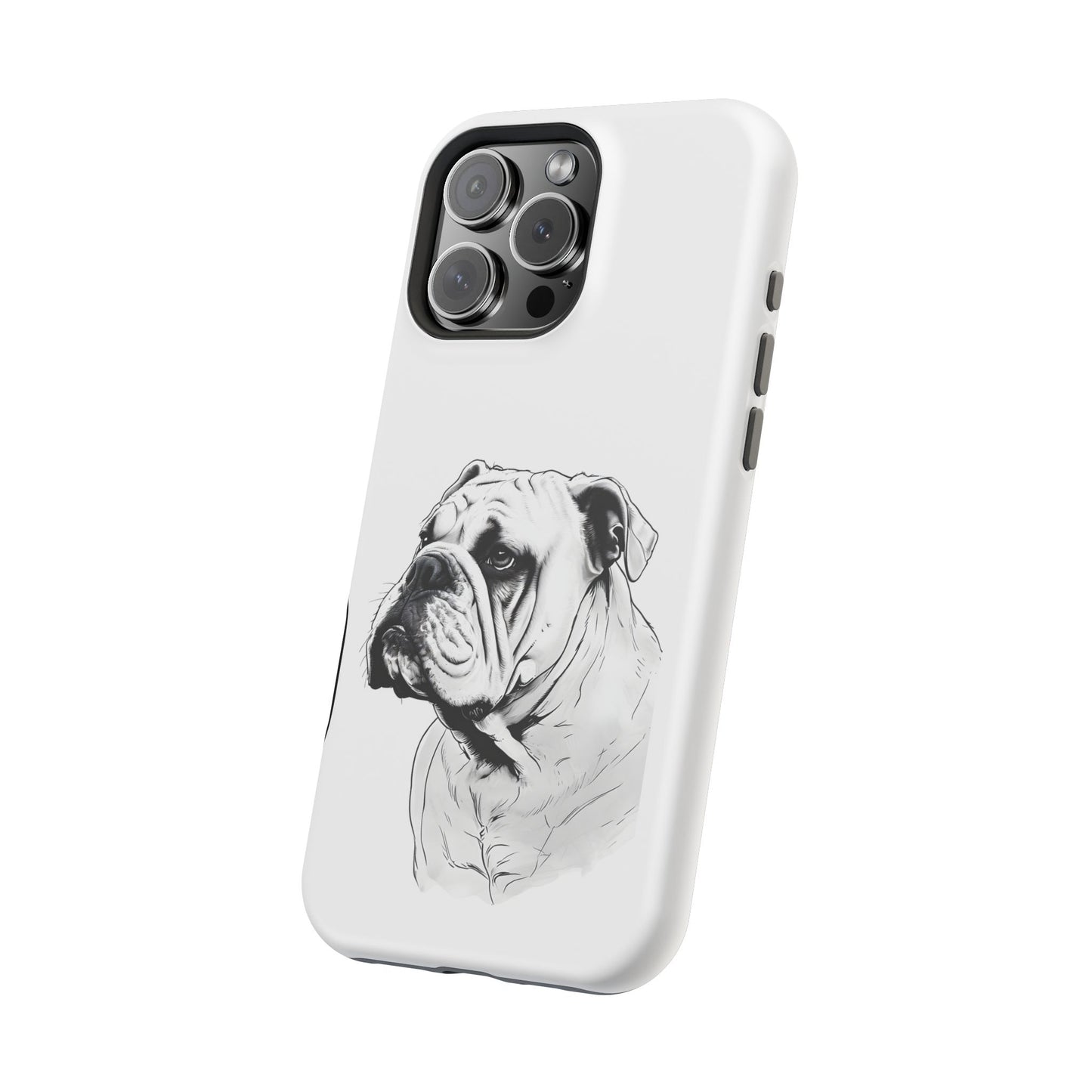 Bulldog Magnetic Tough Cases - Durable Phone Protection, Pet Lovers Gift, Animal Accessories, Unique Design, Personalized Tech