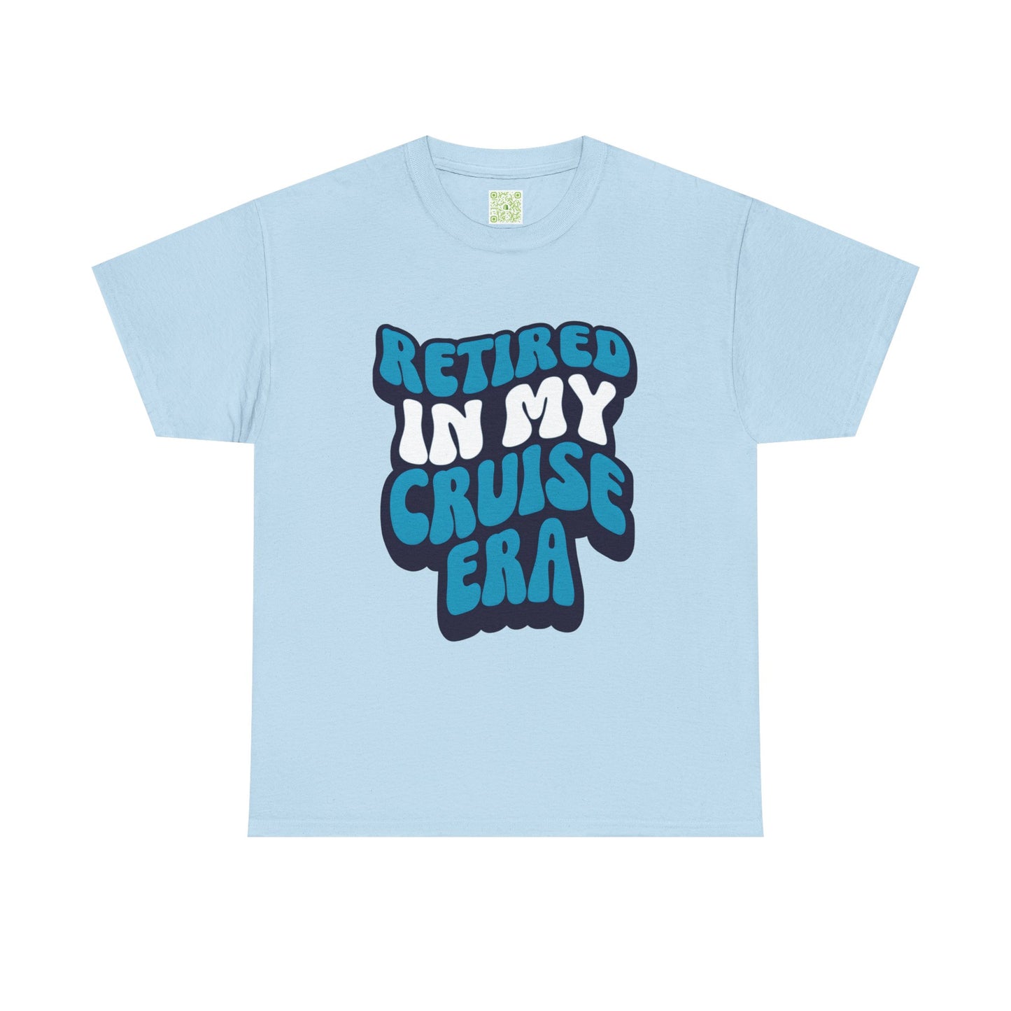 Retired in My Cruise Era Unisex Tee, Retirement Cruise Shirt, Travel Merch, Cruise Vibes Tee, Vacation Tshirt