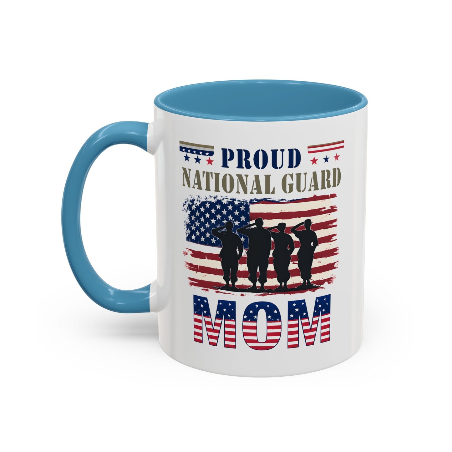Proud National Guard Mom Mug, Army National Guard, Armed Forces, Veteran Appreciation, Military Family Gift