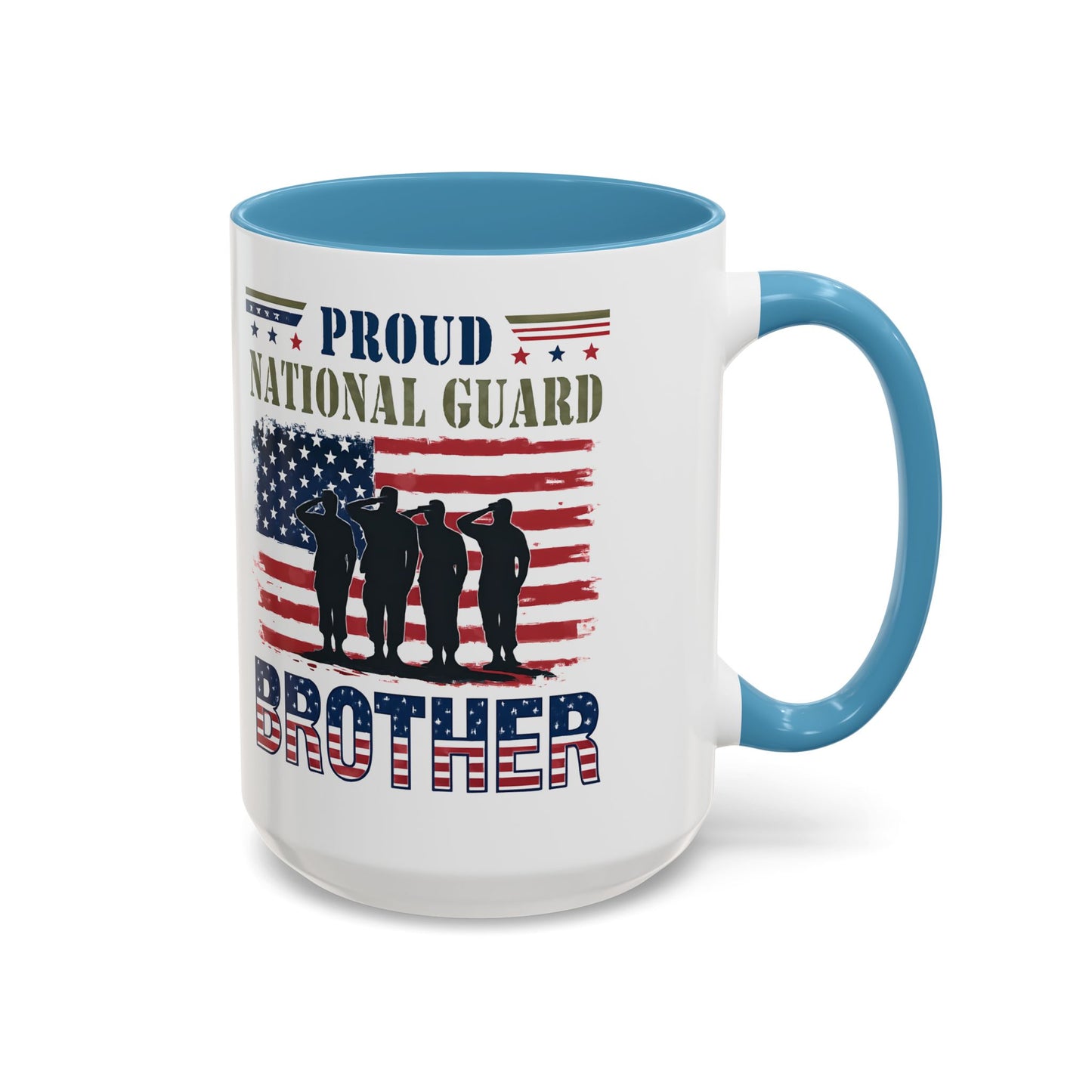 Proud National Guard Brother Coffee Mug, Veteran Appreciation Mug, Military Family Gift, Army Gifts, Tactical Gifts