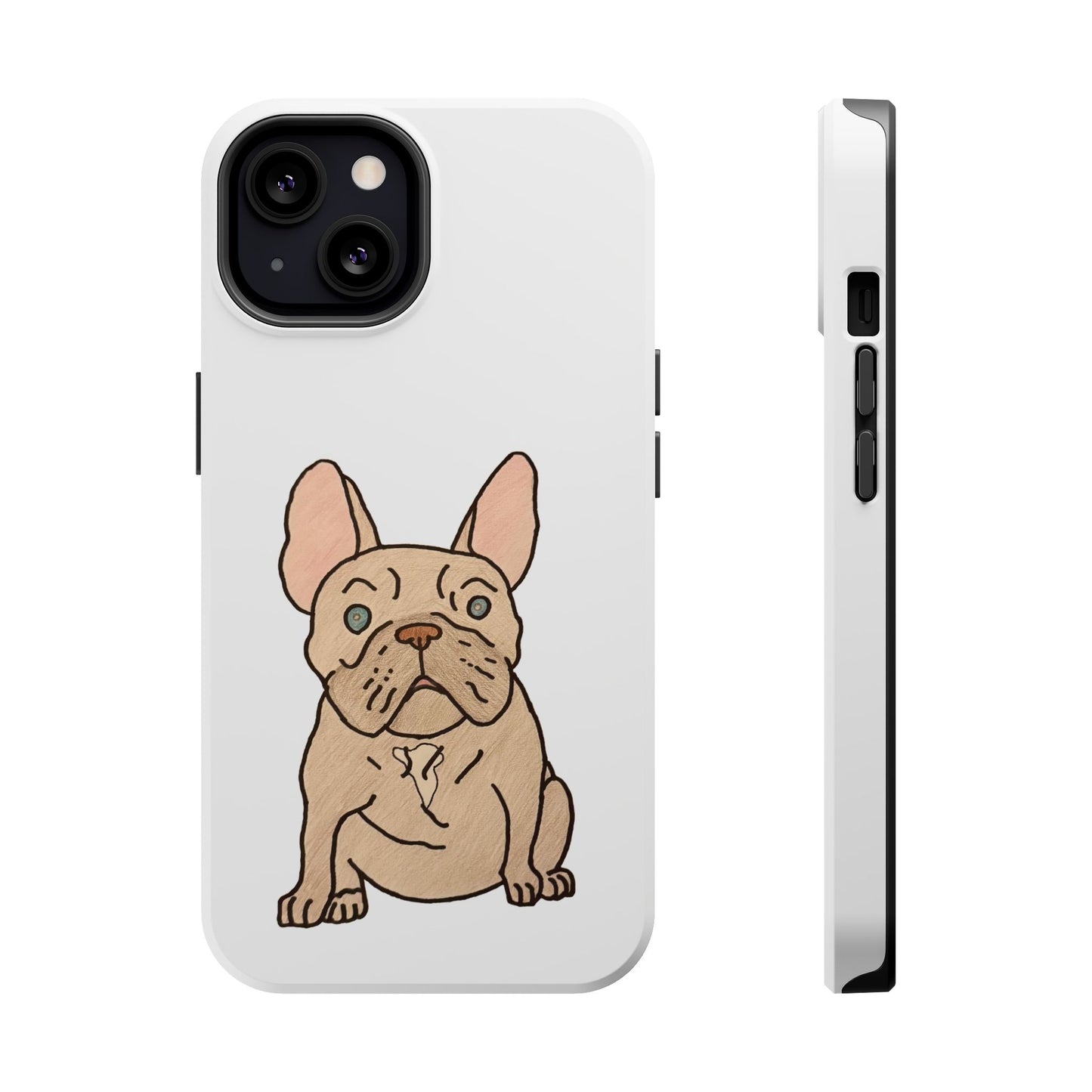 French Bulldog Magnetic Tough Case, Cute Pet Phone Cover, Dog Lover Gift, MagSafe Phone Protector, Unique Phone Accessory