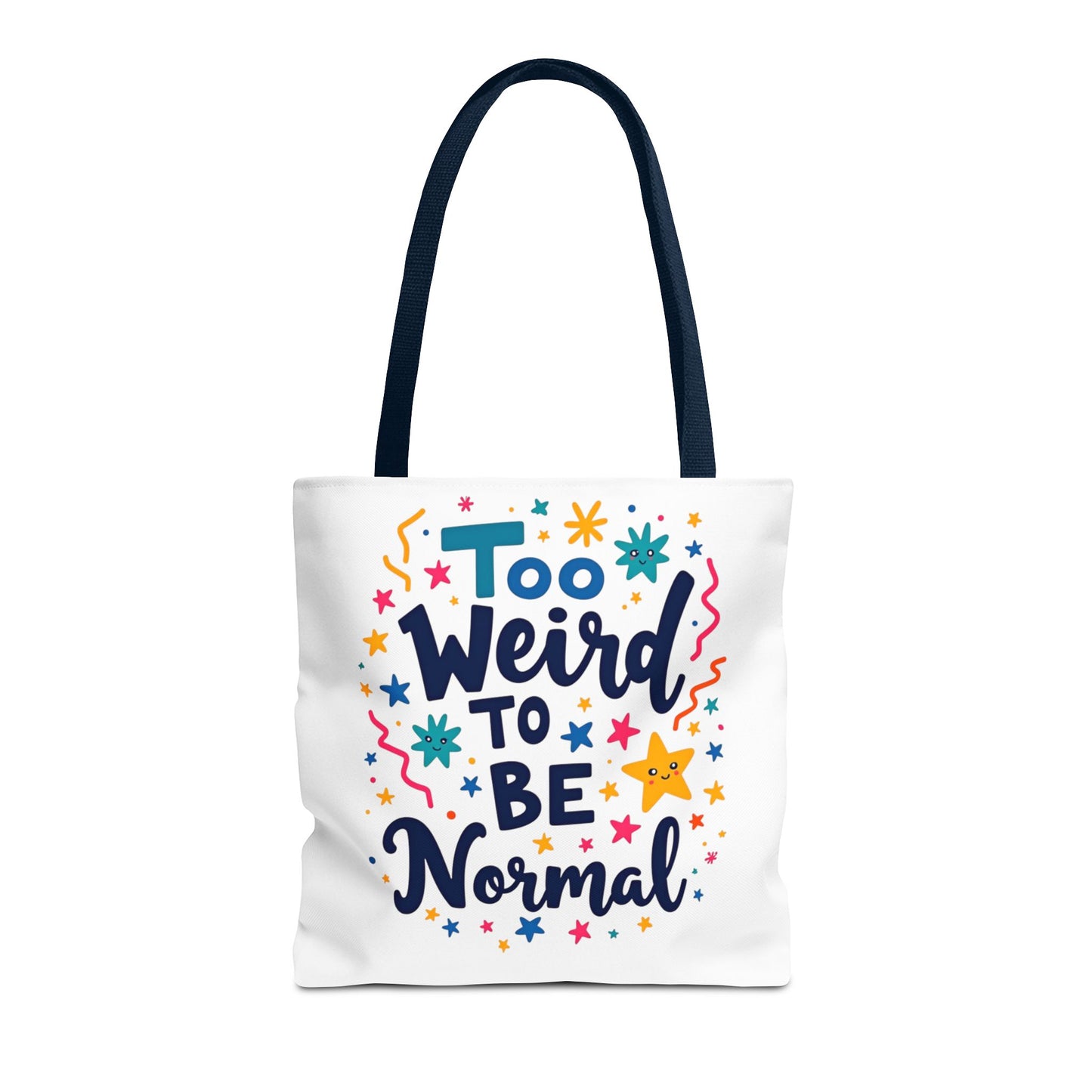 Enneagram Type 4 Tote Bag, To Weird to Be Normal, Personality Test, Enneagram Four, Self Growth Accessories