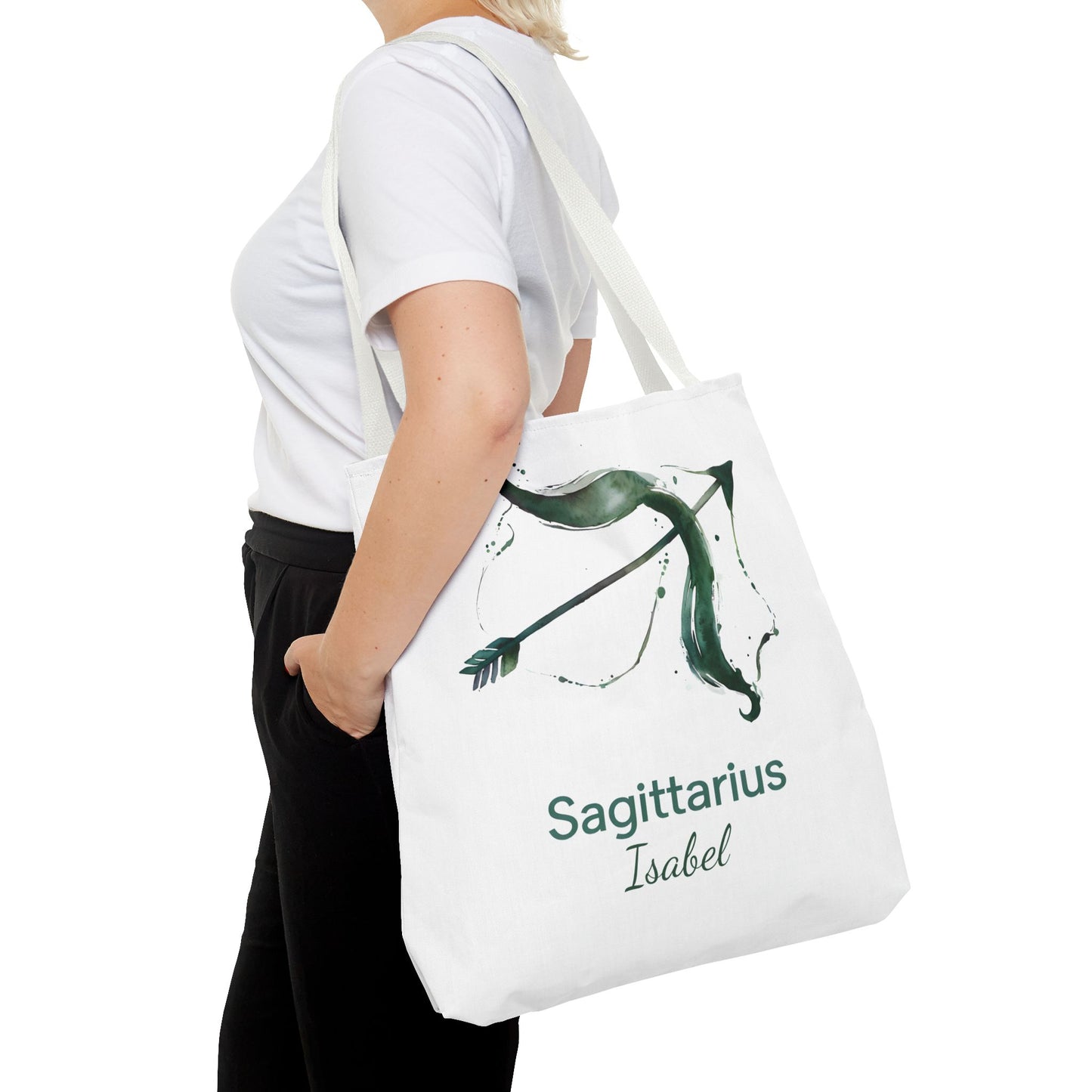Sagittarius Zodiac Personalized Tote Bag, Astrology Lover Tote, Artistic Tote Bag, Aesthetic Weekender, Sagittarius Gifts
