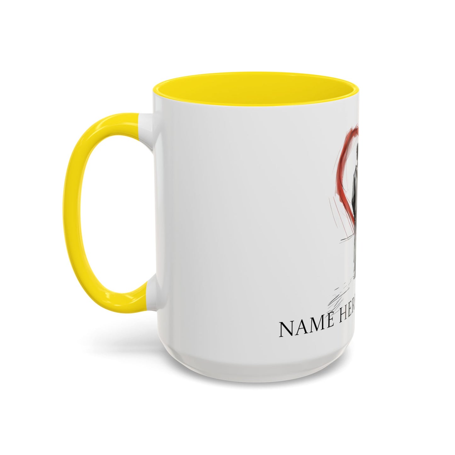 Customized Love Mugs for Two - A Romantic Home Accent for Coffee Connoisseurs - Unique Home Decor, Valentines Day Present