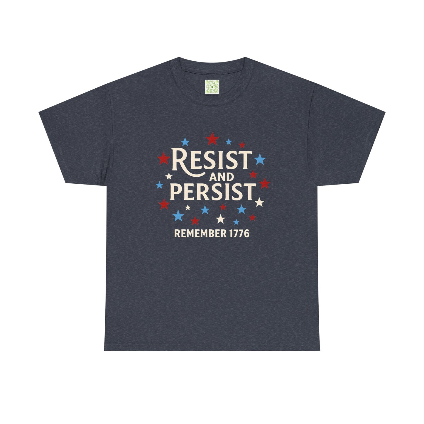 Resist and Persist Tee, Unisex Cotton, Fourth of July Shirt, Memorial Day Shirt, Patriotic Shirt, Freedom Shirt, USA Flag Tee
