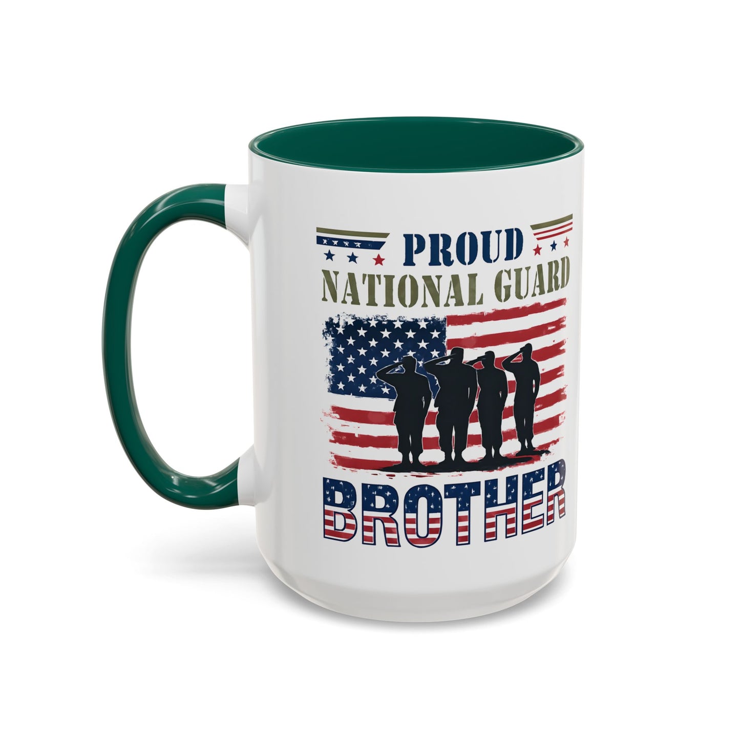 National Guard, Proud Brother Coffee Mug, Veteran Appreciation Mug, Military Family Gift, Army Gifts, Tactical Gifts