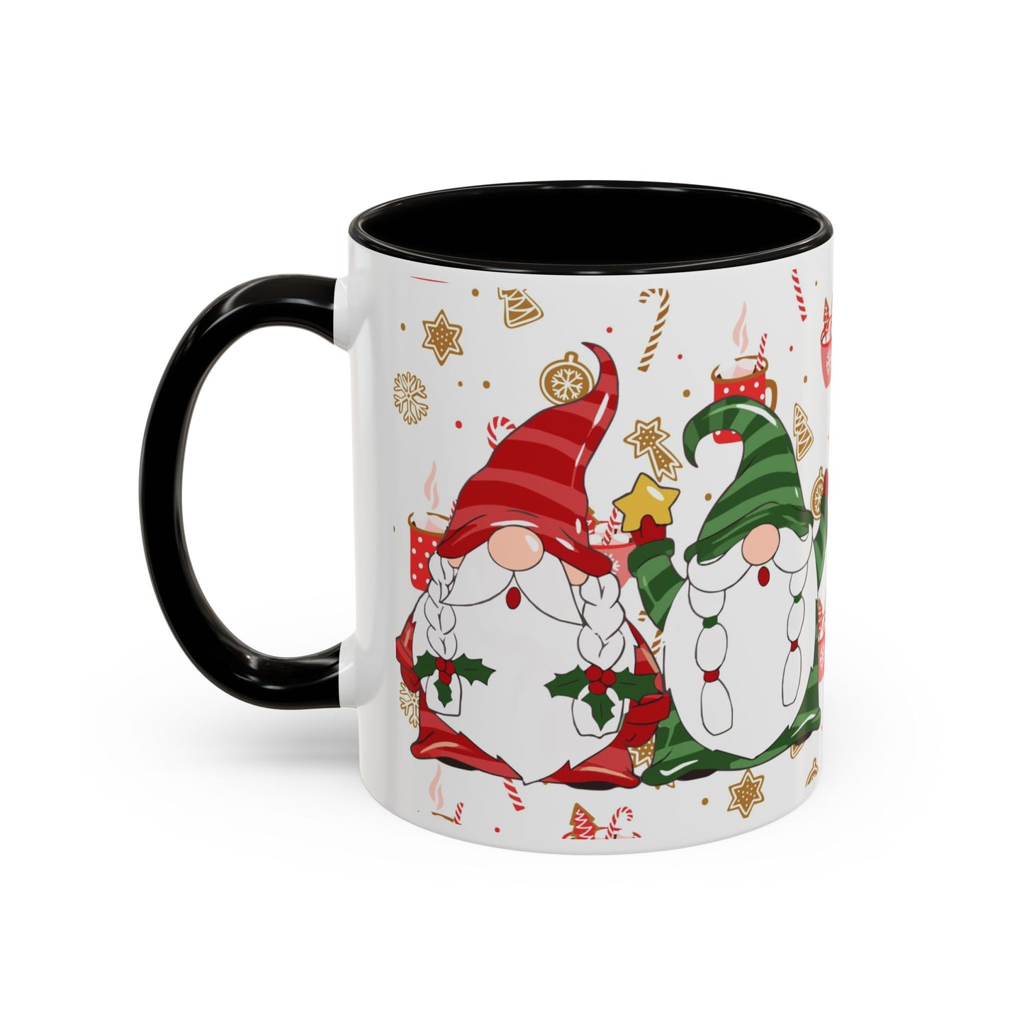 Joyous Gnome Christmas Mug Collection, Cute Holiday Coffee Cup, Festive Gnome Gift, Christmas Morning Hot Cocoa Mug, Holiday Drinkware for Family