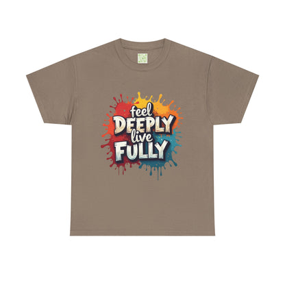 Enneagram  Type 4 Feel Deeply Live Fully Tee, Enneagram Gift, Individualist T-Shirt, Graphic Tshirt, Enneagram Merch